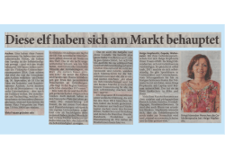 Diese elf haben sich am Markt behauptet