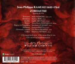 Jean-Philippe RAMEAU (1683-1764) ZOROASTRE