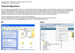 Speichern auf XP und Vista