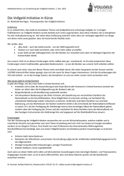Dr. Reinhold Harringer: Die Vollgeld