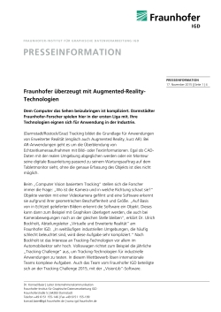 Fraunhofer überzeugt mit Augmented-Reality