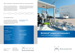 MicRohCell® compact und Commander 6