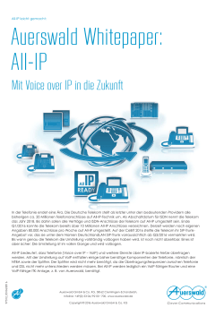 Auerswald Whitepaper: All-IP