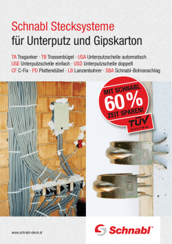 PDF herunterladen. - Schnabl Stecktechnik GmbH.