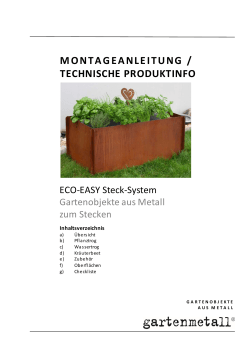 PDF-Datei - Gartenmetall