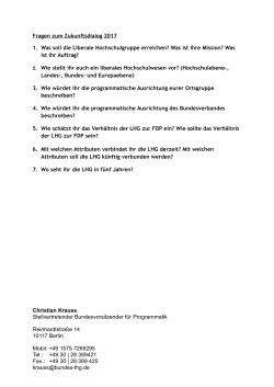 Zukunftsdialog_Fragen - Bundesverband Liberaler Hochschulgruppen