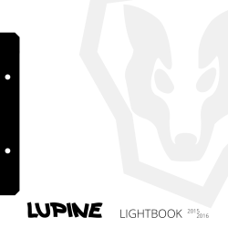 Lupine Light Book 2015-2016