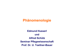 Phänomenologie