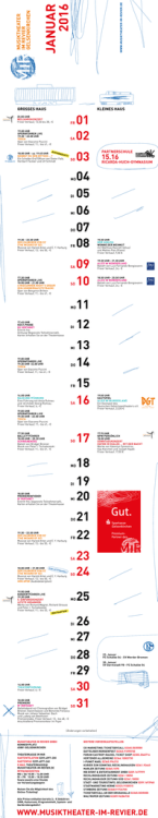 jANUAR 2016 - Musiktheater im Revier
