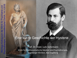 Eine kurze Geschichte der Hysterie