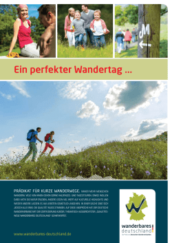 Infoflyer kurze Qualit&auml;tswege (bis 20 km)