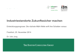 Dr. Udo Jung | Boston Consulting Group | Entwicklungsprognose