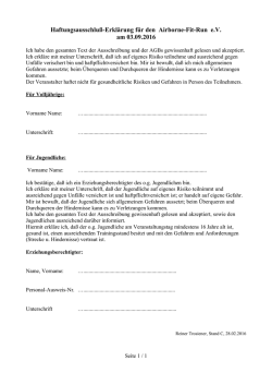 Haftungsausschlu&szlig;-Erkl&auml;rung f&uuml;r den Airborne-Fit