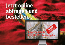 Jetzt online abfragen und bestellen&hellip;