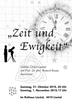 „Zeit und Ewigkeit“ - Chäller Chörli Liestal