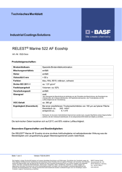 RELEST&reg; Marine 522 AF Ecoship