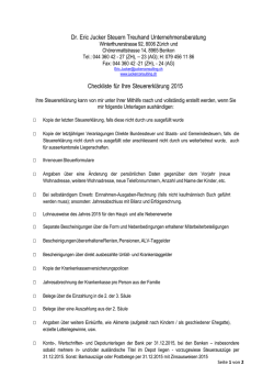 Dr. Eric Jucker Steuern Treuhand Unternehmensberatung
