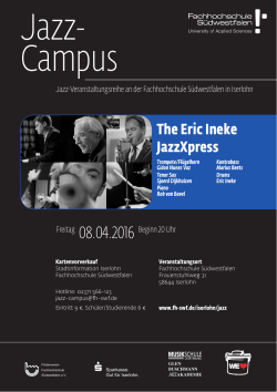 Jazz- Campus - Fachhochschule Südwestfalen