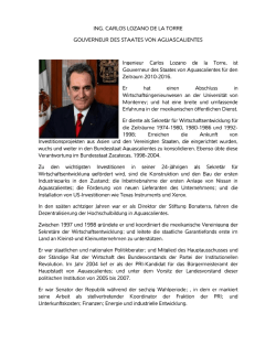 ing. carlos lozano de latorre gouverneur des staates von
