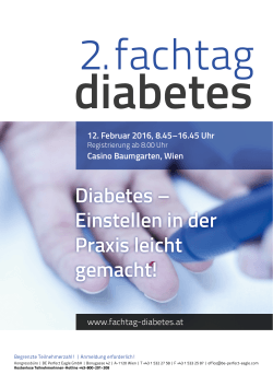 Diabetes – Einstellen in der Praxis leicht gemacht!