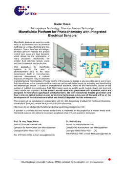 Microfluidic Platform for Photochemistry with Integrated Electrical