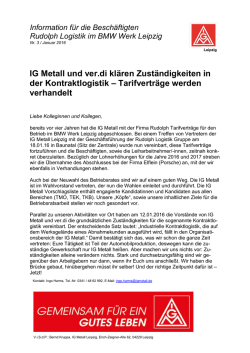 IG Metall und ver.di kl&auml;ren Zust&auml;ndigkeiten in der