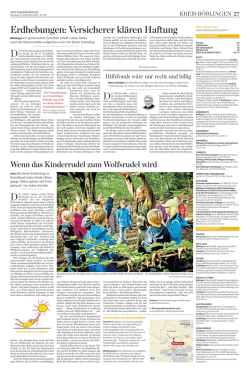 Erdhebungen: Versicherer klären Haftung