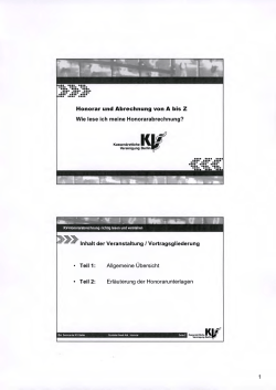 Wie lese ich meine Abrechnung? - Kassen&auml;rztliche Vereinigung Berlin