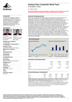 Invesco Euro Corporate Bond Fund A