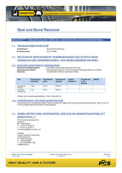 Seal and Bond Remover