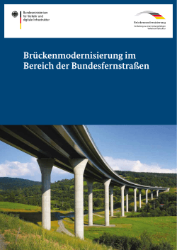 Brückenmodernisierung im Bereich der Bundesfernstraßen