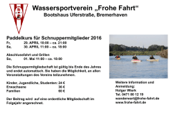 Info Schnupperkurs 2016