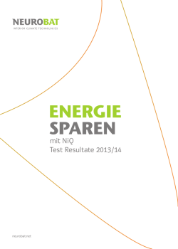 ENERGIE SPAREN