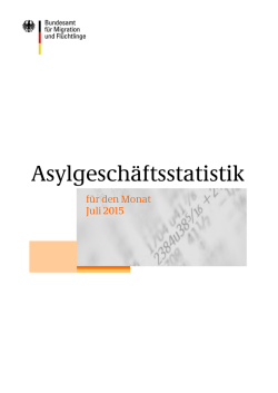 Juli 2015 - Bundesamt f&uuml;r Migration und Fl&uuml;chtlinge