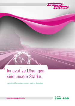 Innovative L&ouml;sungen sind unsere St&auml;rke.