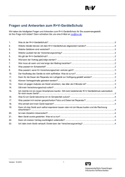 Die wichtigsten Fragen und Antworten