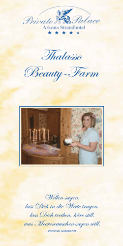 Thalasso Beauty-Farm