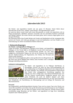 Jahresbericht 2015 - kijufa