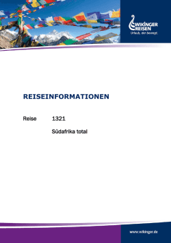 reiseinformationen