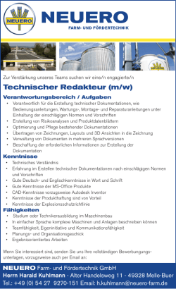 Technischer Redakteur (m/w)