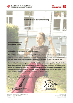 Informationen zur Behandlung