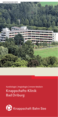 Knappschafts-Klinik Bad Driburg - Knappschaft-Bahn-See