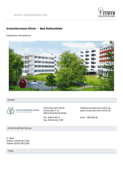 Rehaklinik Schüchtermann-Klinik