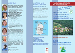 Flyer - Klinik Hohenfreudenstadt