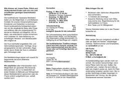 Info/Anmeldung