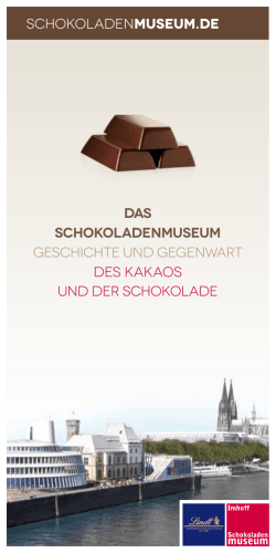 schokoladenmuseum.de Das Schokoladenmuseum Geschichte und
