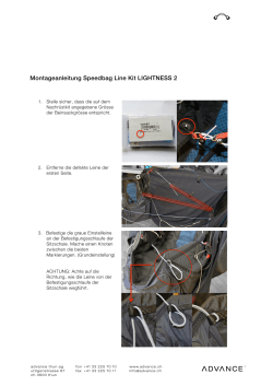 Montageanleitung Speedbag Line Kit LIGHTNESS 2