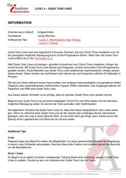 INFORMATION - Improvisation Academy