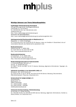 mhplus Krankenkasse: Wichtige Adressen bei Verdacht auf einen