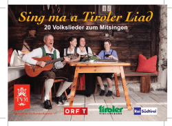 Sing ma a Tiroler Liad - S&uuml;dtiroler Volksmusikkreis
